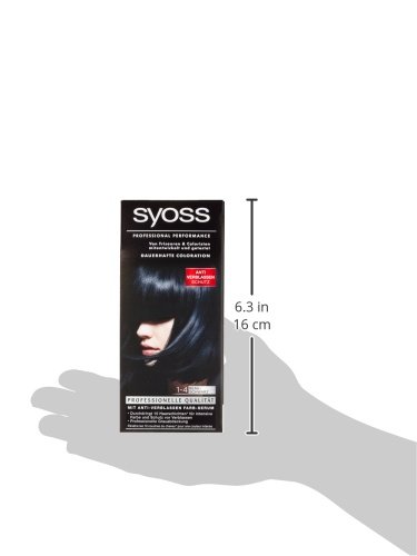 Syoss Coloration Stufe 3, 1-4 Blauschwarz, 115 ml - 7