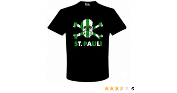 st pauli skull and crossbones t shirt