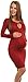 Happy Mama Women's Pregnancy Maternity Keyhole Bodycon Long Sleeve Dress 267p