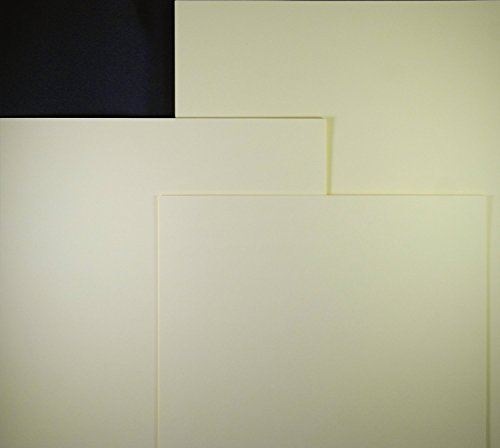 Stationery Place Thin Ivory / Cream Card 160 GSM A4 100 Sheet Pack - 3