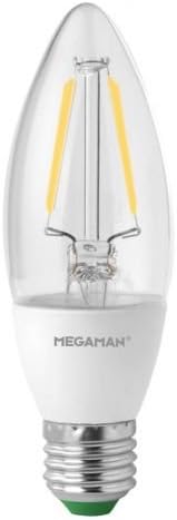 3.2w Filament Candle - Dimmable - Warm White - Standard Edison screw (E27) - Megaman