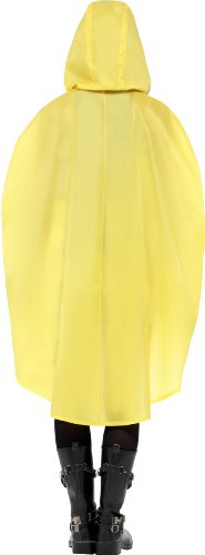 Smiffys Adult Unisex Duck Party Poncho, Drawstring Bag, Party Ponchos, Serious Fun, One Size, 27613