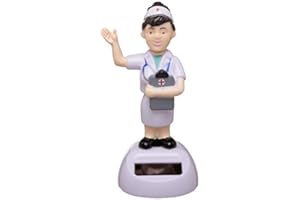 HoitoDeals Fun Collectable Nurse Solar Powered Pal For Home Decor
