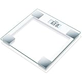 Beurer GS-14 - Báscula de baño de vidrio, color transparente