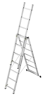 Hailo Echelle transformable HAILO Classic 3x7 échelons H.4.21 m