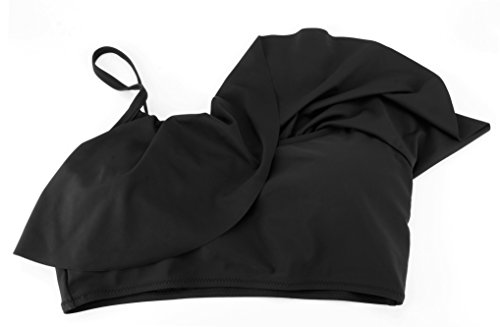 Angerella Damen Niedlich Ruffles Strap Badeanzug Crop Top Flounce Bikini - 6