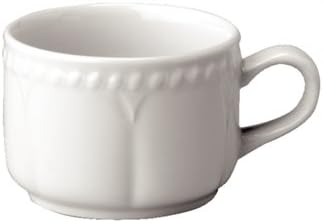 Churchill Tableware P850 Buckingham Stacking Tea Cup, 7.5 oz., White (Pack of 24)