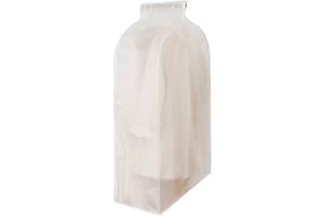 WUYUE HUA Lot de 2 housses de rangement étanches à fermeture éclair 3D pour vêtements, penderie, costumes, penderies, cintres, housses de vêtements