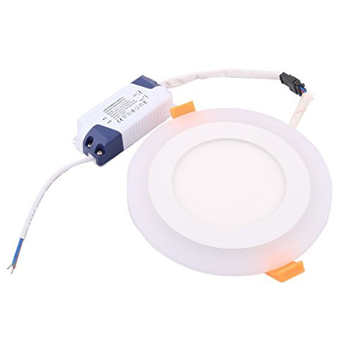 Preisvergleich Produktbild DealMux Kunststoff Home Office Energy Saving Runde Deckeneinbauleuchte Bulb LED-Instrumentenbeleuchtung Weiß