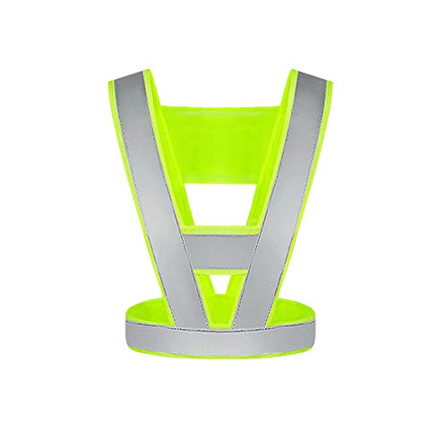 Preisvergleich Produktbild Teng Peng Reflektierende Weste Weste Sicherheitskleidung Kalt Fluoreszierende Weste Weste Verkehrssicherheitskleidung Hygiene Overalls Strap Atmungsaktiv && (Farbe : A)