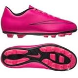  Nike Mercurial Vortex II FG-R - Botas para niño, Color Rosa/Negro, Talla 36.5