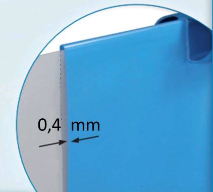 Poolfolie rund 3,60m x 0,92m x 0,4 mm Schwimmbadfolie - 2