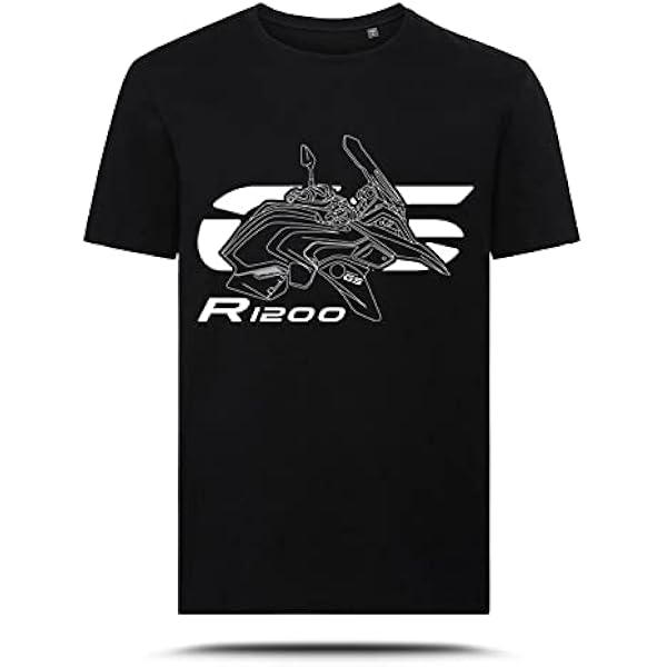 Maglietta BMW R 1250 GS ADV Triple Black - T-Shirt Uomo 100% Cotone