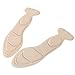 Produktbild LLLucky 2Pcs 3D stoßdämpfende Schuhe Pads Schaum Anti-Rutsch-Kissen Vorfußmassage Einlegesohlen High Heel Depressurizing Pads Aprikose