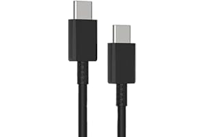 SWISS EDGE Super Fast Charger Cable For Samsung Galaxy S23, S22, S21, S21+, S21 UltraS22/S22 Plus/S22 Ultra FE/S20, A53 A33 5G, Type C to C Cable (1M BLACK)