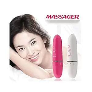 TRK IMPEX-Mini Massager 208 Mini Portable Electric Massager For Pen Massage Instrument Massager(Batterie Not Included, (Pcs) (Pink Massager)