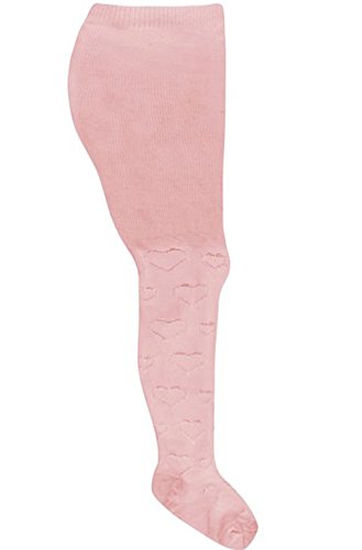 Sofias Closet Baby Kids Tight White Cream Pink Embroidered Pattern Tights Newborn-24