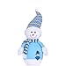 Produktbild Nwn Weihnachtsschmuck, Schneemann Puppen, Desktop-Dekorationen, Weihnachtsbäume, Schneemann Geschenke, (Farbe : 63x40cm Blue)
