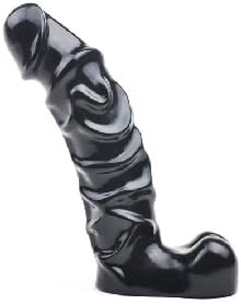 8.85" Black Colour Realistic Skin Feeling Suction Cup Love Wand