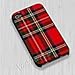 Produktbild Plaid Red Tartan Für Iphone 6 und Iphone 6s Hülle (Schwarzen Hartplastik Hülle) X7M4ND