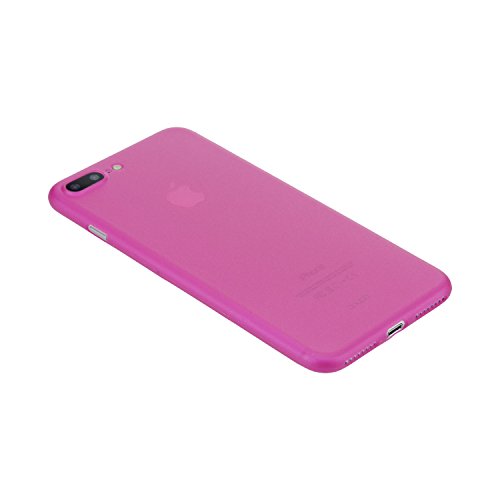 doupi UltraSlim Funda para iPhone 8 Plus   7 Plus  5 5 pulgadas  finamente aburrido Ligero estuche projoector Protective Cover Case escudo shell Hardcase  rojo