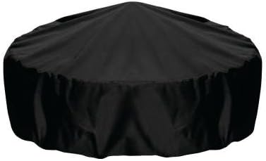 Two Dogs Designs Fire Pit Cover, 60-Inch, Black
