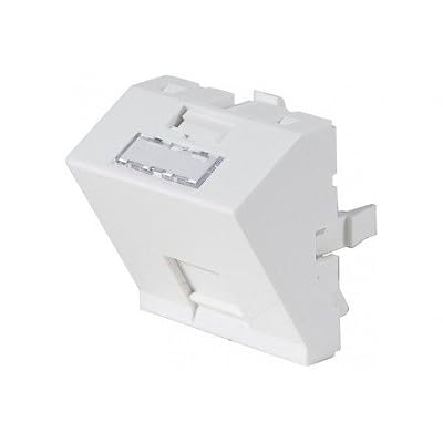 CONECTICPLUS Plastron 45X45 1 RJ45 inclinées 30 °