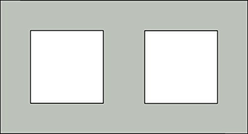 Preisvergleich Produktbild Eaton 118357 Rahmen, 2-fach, champagner, Stahl