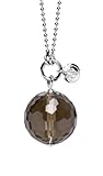  Marc O´Polo KETTE,925/- Sterlingsilber mit facettierter Rauchquarz-Kugel poliert, BA9190220225