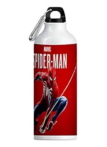 TrendoPrint Marvel Spiderman Printed Sports Sipper/Water Bottle (600ml) for Gym, Yoga, Kids, Boys, Girls, Brother, Sister, Babies, Baby, Workout, Adults (Suitable for All Age)_SIP-97