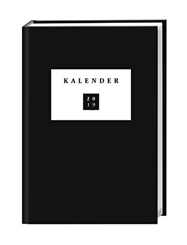 Preisvergleich Produktbild Mini-Terminer A7, Leinen schwarz - Kalender 2019