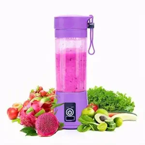 KBL USB Juicer Rechargeable Portable Electric USB Juicer Bottle Blender for Making Juice, Travel Juicer for Fruits and Vegetables, Juice Maker Machine (Multi colour)