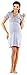 Zeta Ville - Women's Maternity Nursing Nightdress Labour Hospital Gown - 074c (Grey Melange, UK 12)