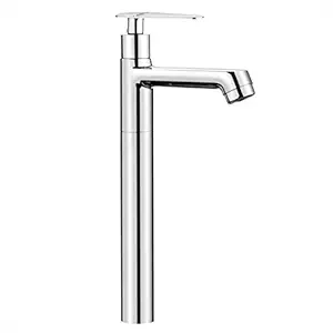 GANGA Brass Pillar Cock With Foam Flow, Chrome Finish, Chrome Finish