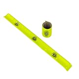 Time to Run High Visibility Reflective Slap Wrap Armband Pack Of Two