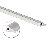 Schwallschutz Alu poliert Schwallschutz Schwallschutzleiste Alu poliert 1,8 m Duschkabine Wannenaufsatz €12,77/m