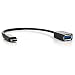 Produktbild Saxonia OTG Kabel USB-C Adapter auf USB 3.0 A für Type C Geräte wie Apple Macbook 2015, Google Chromebook Pixel, Nokia N1 Tablet usw. Schwarz