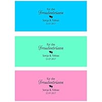 25 Freudentränen Banderolen Hochzeit