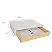 Produktbild DULPLAY Bambus Stand Zu überwachen, Mit Adjustable Storage Organizer Ständiger Schreibtisch Mit Drawerlaptop-kellentelefon Tv Druckergestell-d 35.5x25x7.5cm(14x10x3inch)