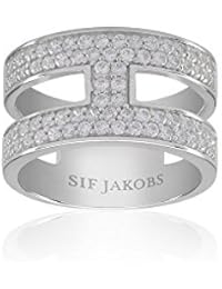 Sif Jacob joyas anillo Ladies Foggio con zirkonia blanco