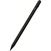 Coverzone Universal Dokunmatik Stylus Kalem LED G&ouml;stergeli Manyetik G&ouml;vdeli Type-C Şarjlı Hassas U&ccedil;lu &Ccedil;izim ve Not Alma Kalem