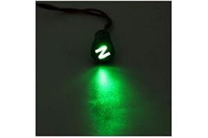 EsportsMJJ 12 8mm LED cruscotto Spia indicatore luminoso con linea e simbolo per la barca auto - #20