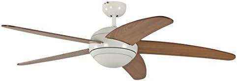 Ventilatore Soffitto Con Luce Pepeo 1341201033_V2 Melton Con Telecomando Incluso Diametro 132 Cm