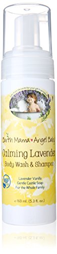 Earth Mama Angel Baby 160ml Calming Lavender Shampoo and Body Wash