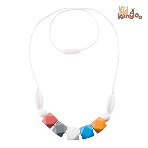 Collar de lactancia. Mordedor de silicona orgánica.