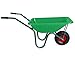 Produktbild Ondis24 Schubkarre für Kinder vollwertige Gartenkarre mit Luftrad und Metallgestänge 40 Liter (Grün)