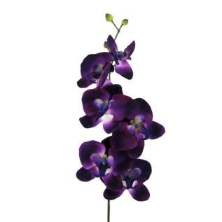 Kunstblume Orchideenzweig 78cm. Farbe LILA-80