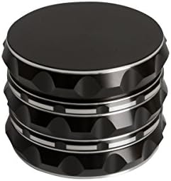 opdamyi Herbal Grinder, Drum Shape Design, Zinc Alloy,4-pieces