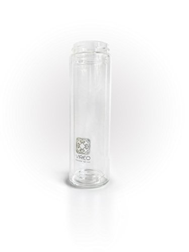 Flacon en verre à double paroi Vireo Bloom 480 ml - pièce de rechange - sans couvercle, sans filtre dans le kit