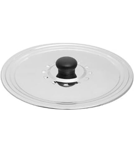 Couvercle En Acier Inoxydable 25cm - Anti-Projection Avec Trous Vapeur - Pour Casseroles 16-24cm